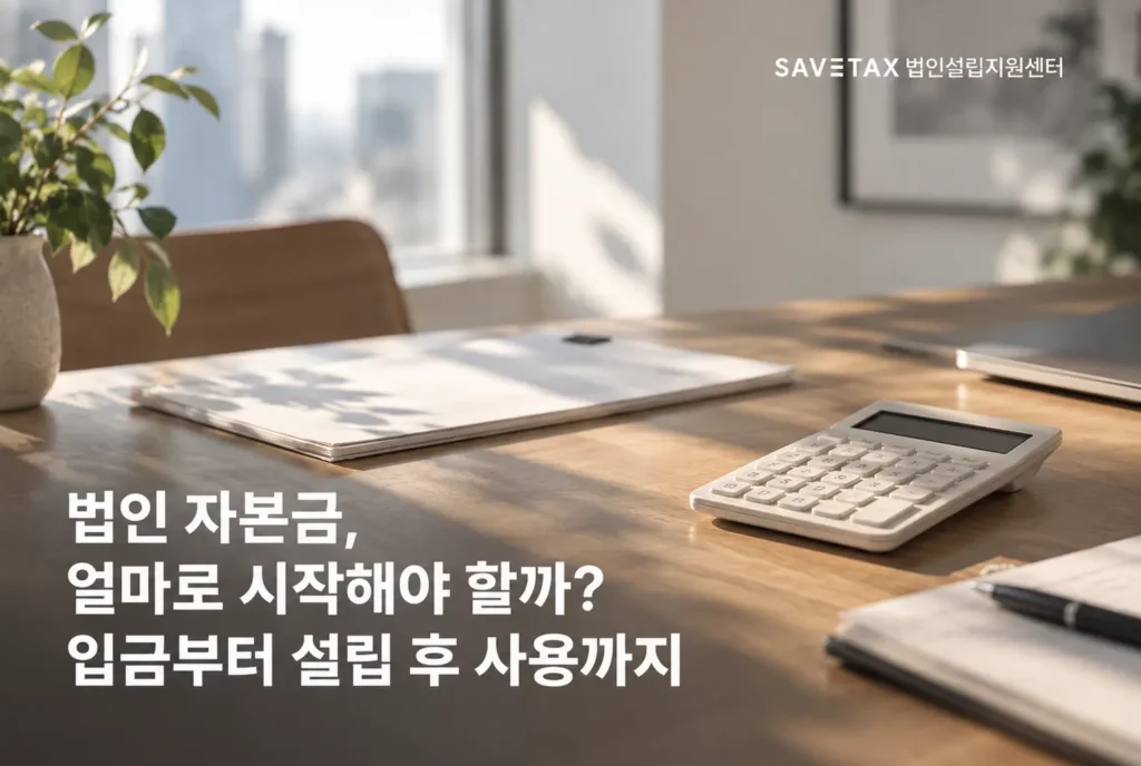 계산기와 함께 살펴보는 법인 자본금 설정과 사용 방법