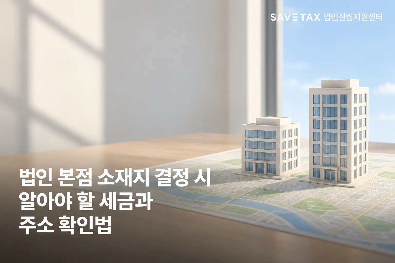 법인 본점 소재지 결정 시 알아야 할 세금과 주소 확인법