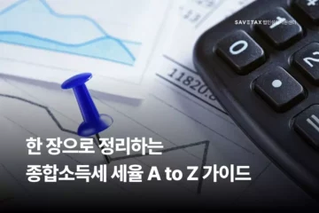 세이브택스 법인설립지원센터 종합소득세 세율 A to Z 가이드 총정리